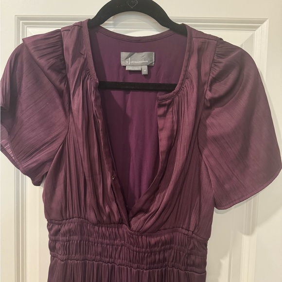 Dark Purple Maxi Dress by Anthropologie (XS) - Picture 3 of 4